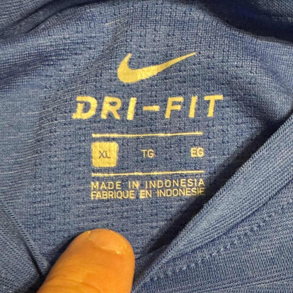 Air Force Shirt Mens XL Blue Nike NCAA College Football Basketball Dri Fit Tee - Picture 4 of 4